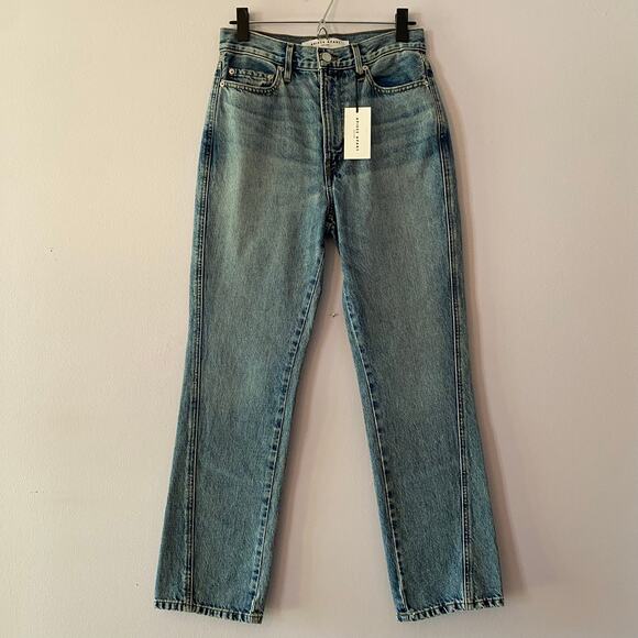 NWT Apiece Apart Camilla Cropped Straight Jeans in Austin Wash Women's size 28 - Picture 2 of 12